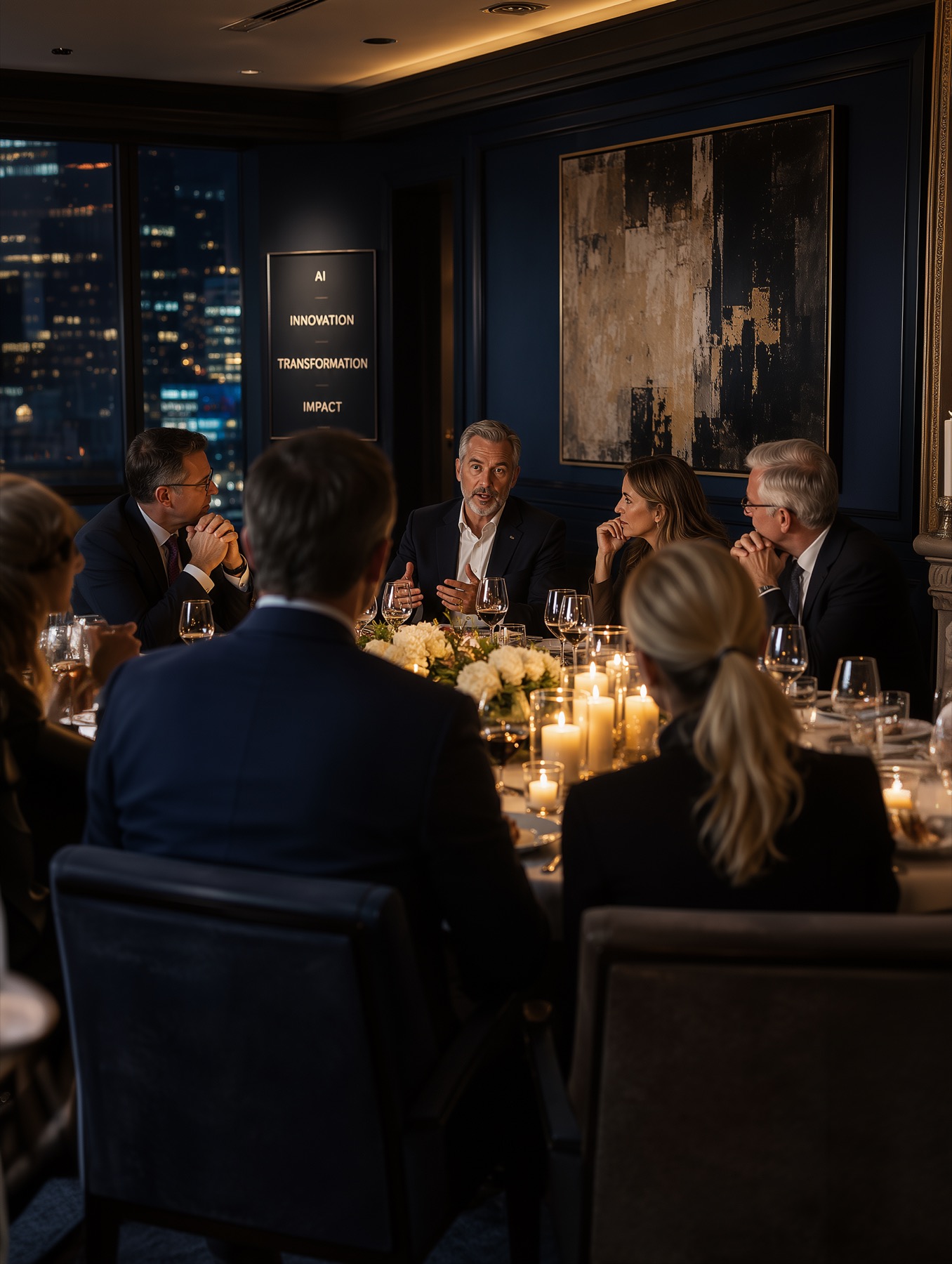 Un dîner de la communauté HUM.AI.NE